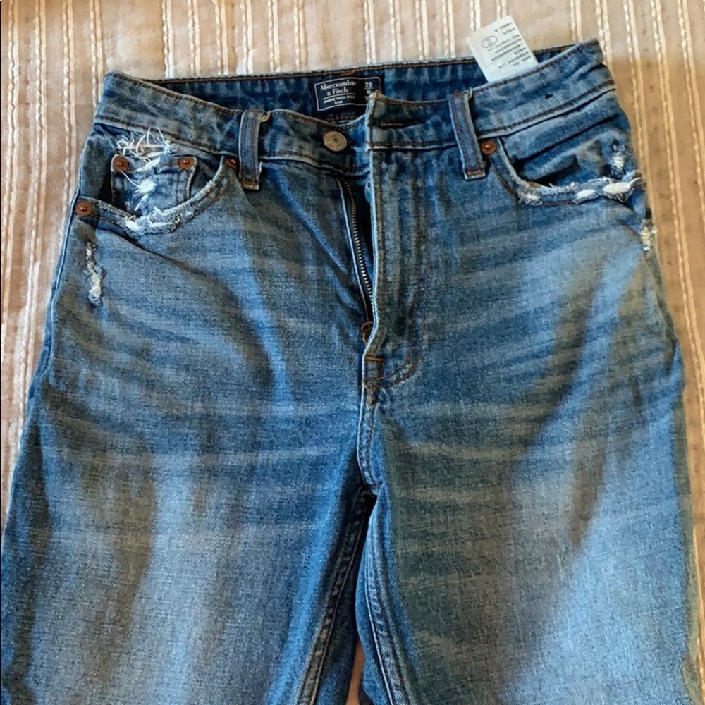 Abercrombie Simone high rise slim jeans